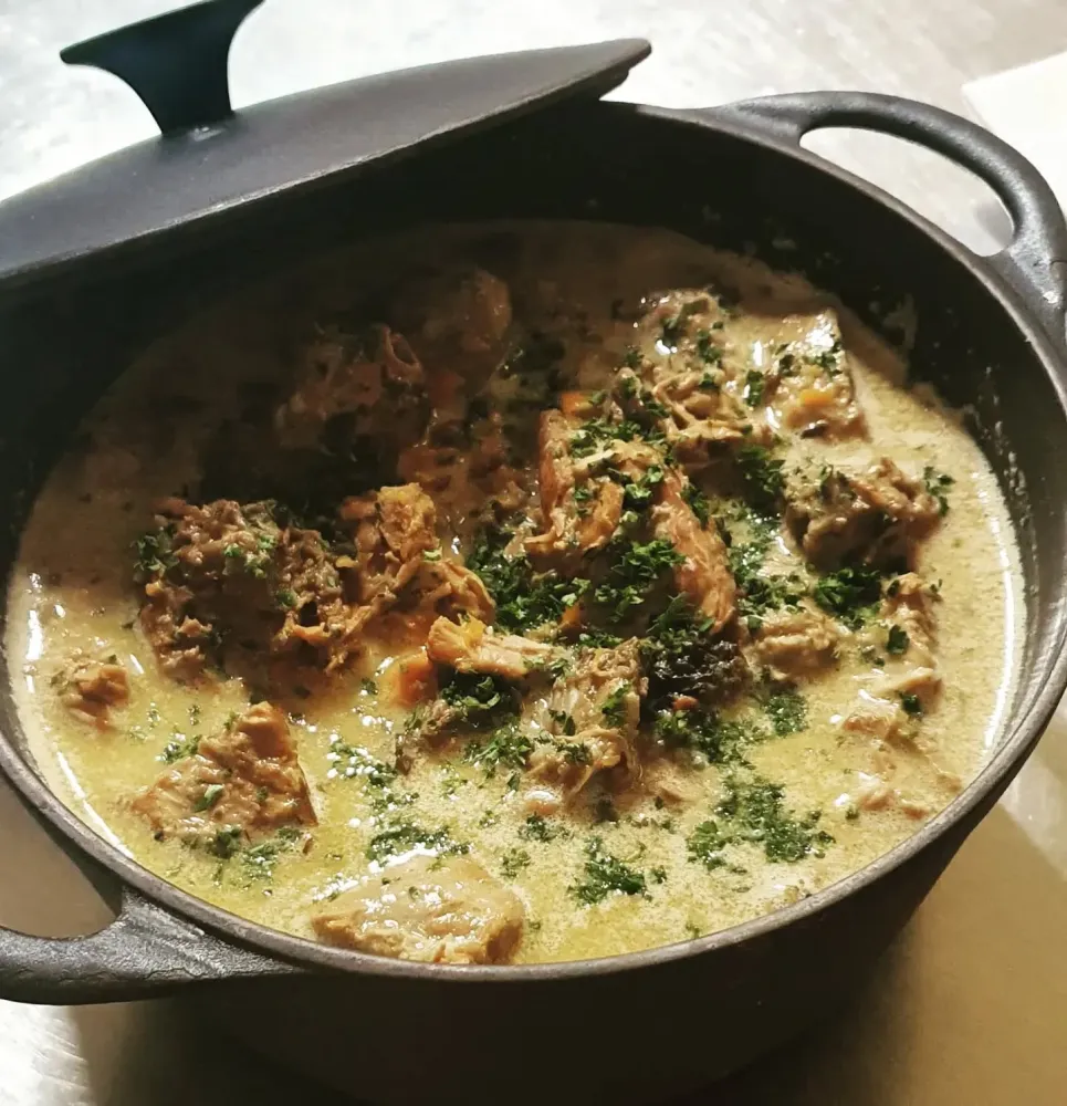 Blanquette de veau aux morilles